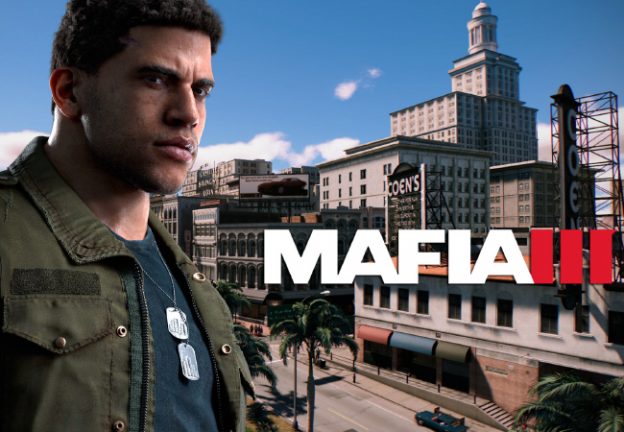 Le logo du jeu mafia 3 et de son personnage principal